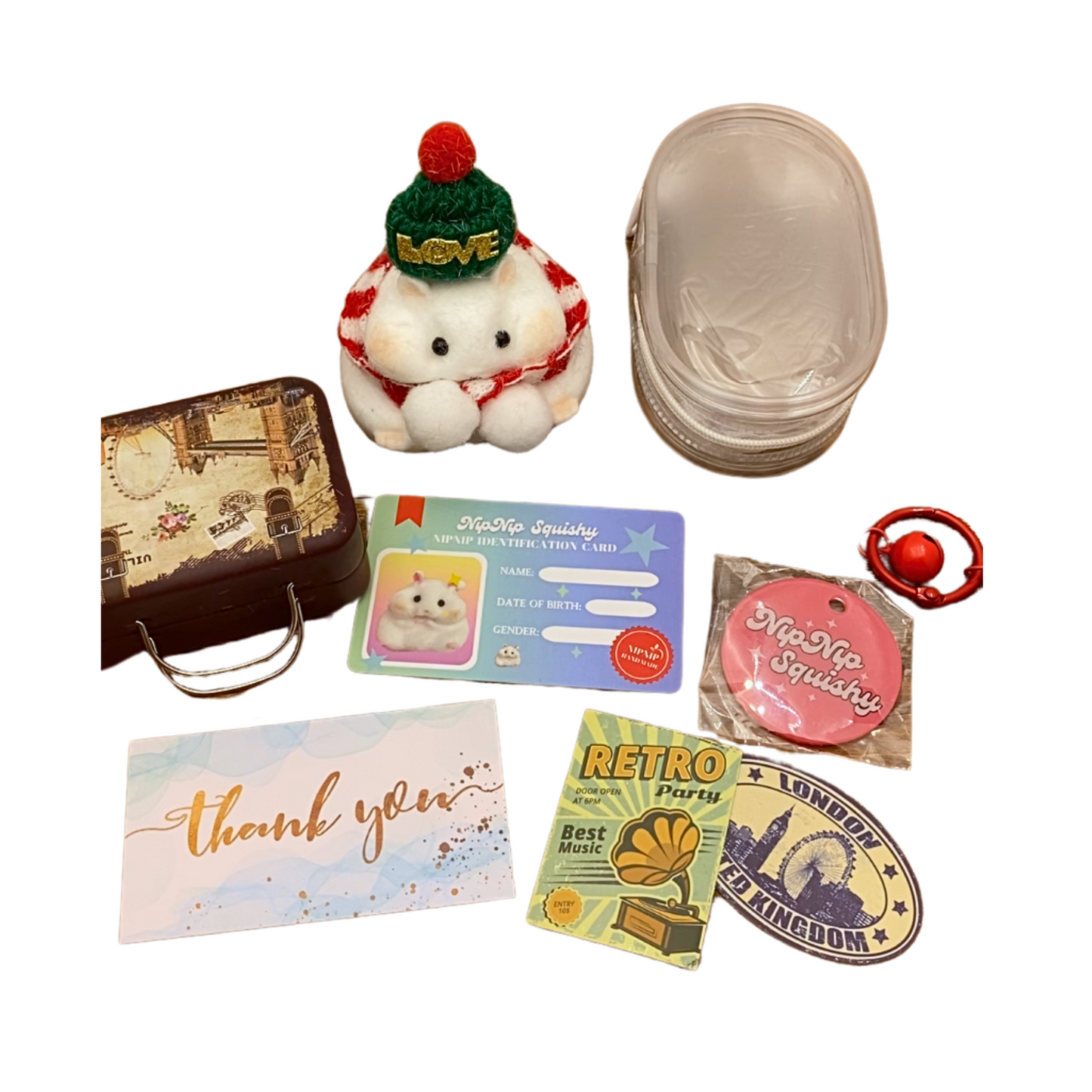 Christmas Hamster Squishy